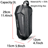 Sacoche pour velo 3 poches support telephone Wildman XT6