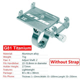 Support téléphone GUB P30 titanium