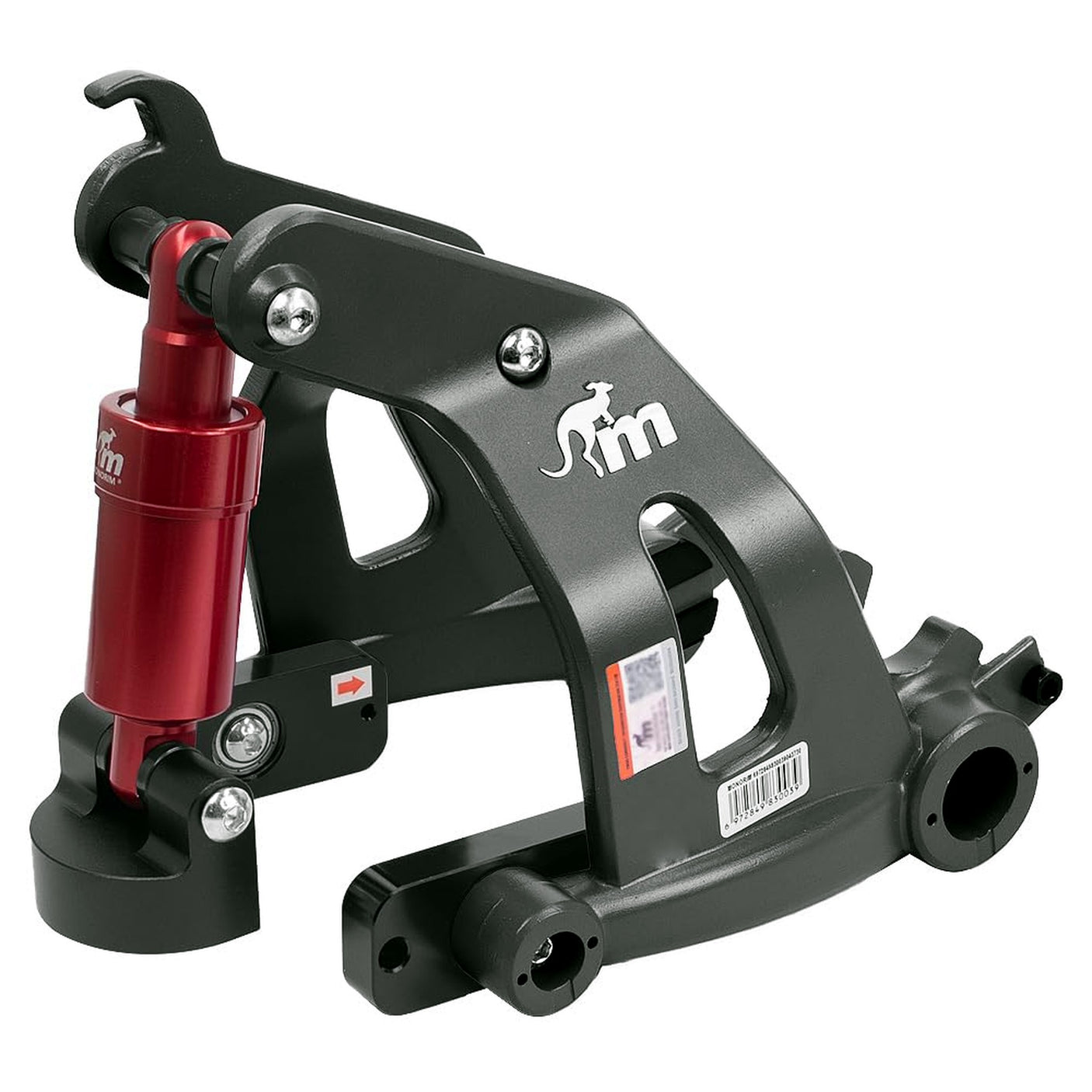 Suspension arrière Xiaomi  Monorim noir et rouge