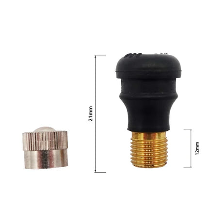 Valve tubeless Droite trottinette électrique