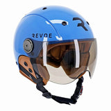 Visiere casque JET Revo Bleu